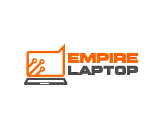 Empire Laptop logo design by serprimero