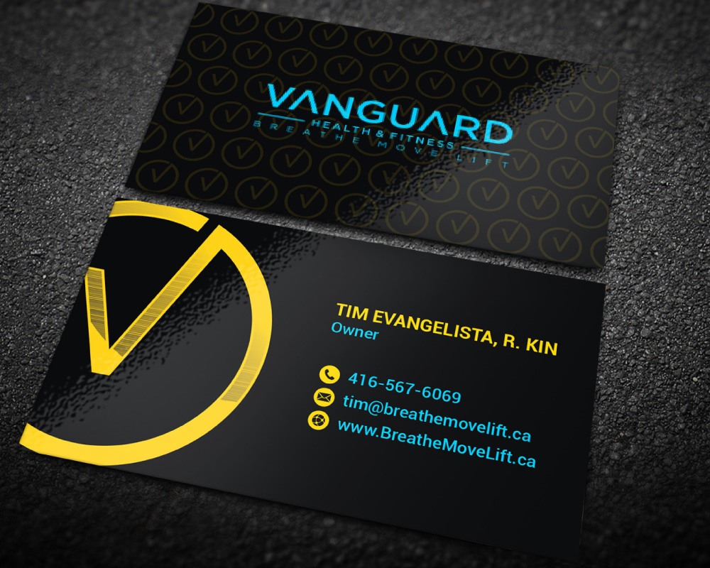 Vanguard Health & Fitness logo design by Boomstudioz