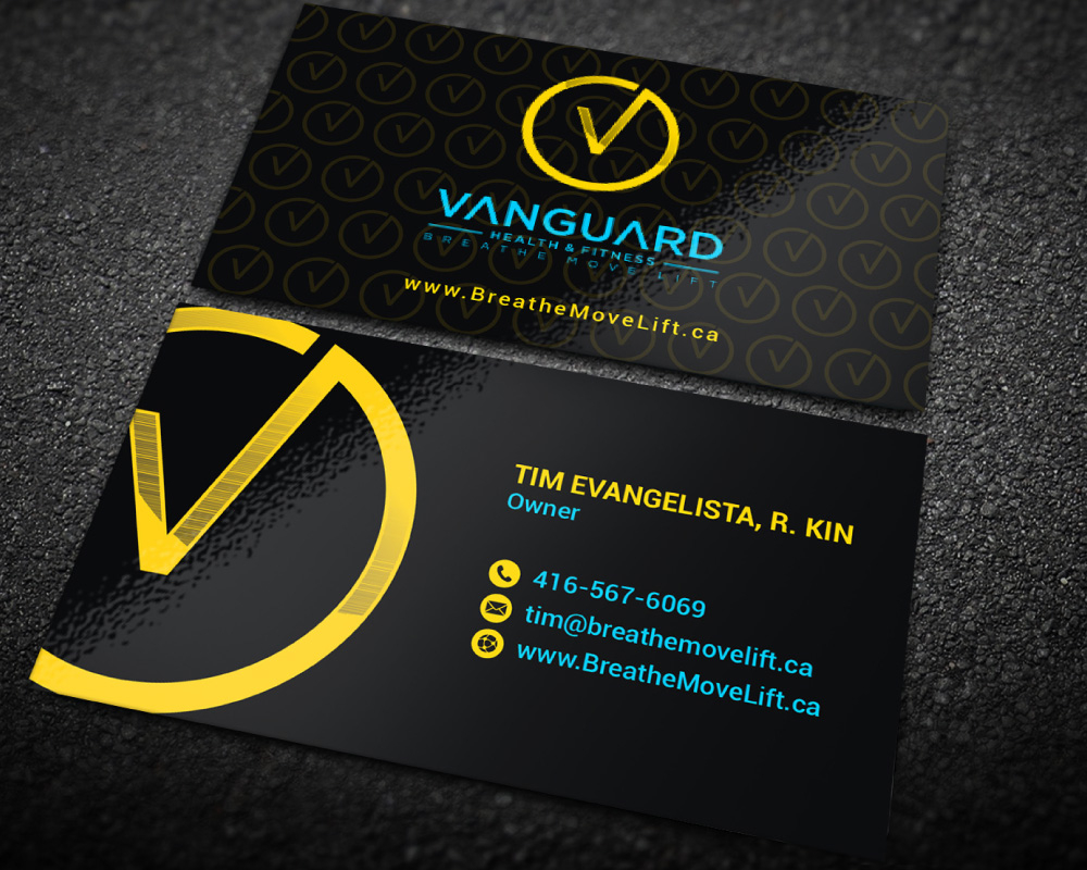 Vanguard Health & Fitness logo design by Boomstudioz