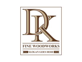 DK Fine Woodworks logo design by brandshark