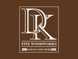 DK Fine Woodworks logo design by brandshark