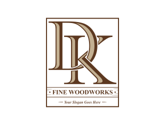 DK Fine Woodworks logo design by brandshark