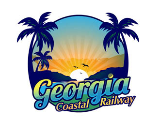 Georgia Coastal Railway logo design by DreamLogoDesign