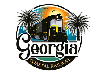 Georgia Coastal Railway logo design by DreamLogoDesign