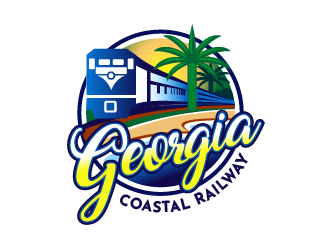 Georgia Coastal Railway logo design by SOLARFLARE