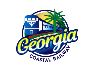 Georgia Coastal Railway logo design by SOLARFLARE