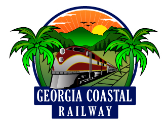 Georgia Coastal Railway logo design by Suvendu