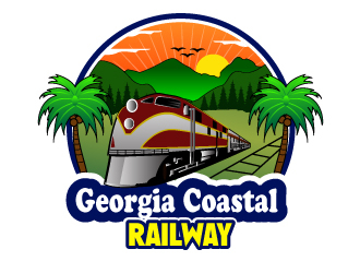 Georgia Coastal Railway logo design by Suvendu