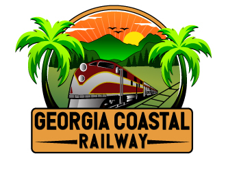 Georgia Coastal Railway logo design by Suvendu