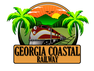 Georgia Coastal Railway logo design by Suvendu