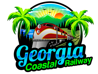 Georgia Coastal Railway logo design by Suvendu