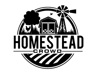 Homestead Crowd logo design by AamirKhan