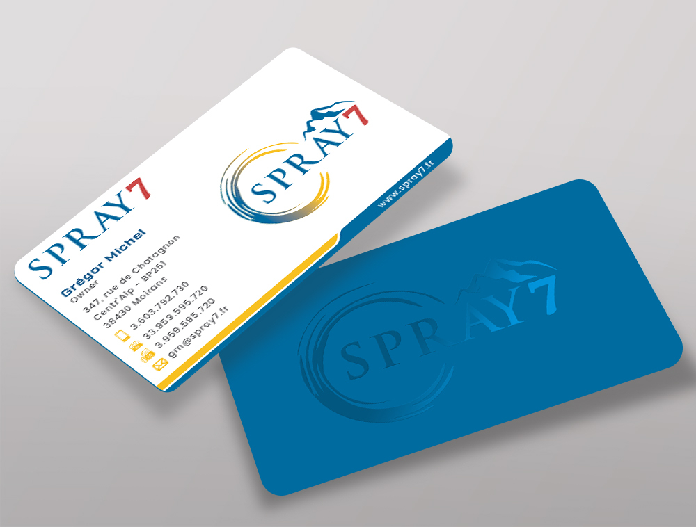 SPRAY7 logo design by Niqnish