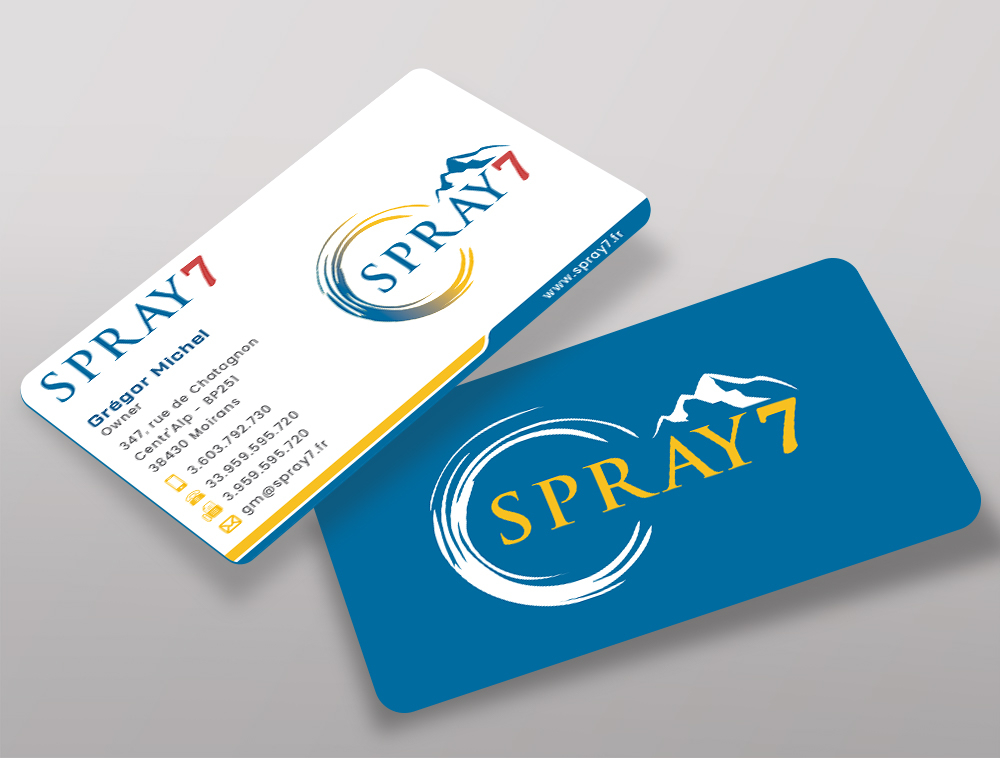 SPRAY7 logo design by Niqnish