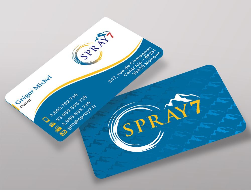 SPRAY7 logo design by Niqnish