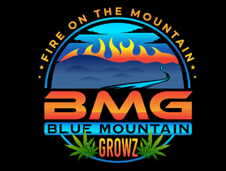 Blue Mountain Growz Logo Design 48hourslogo Com blue mountain growz logo design