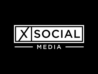 X Social Media logo design by menanagan