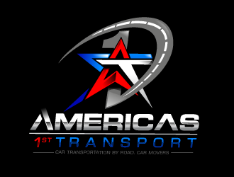 Americas 1st Transport logo design by Suvendu