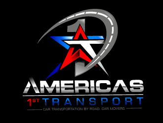 Americas 1st Transport logo design by Suvendu