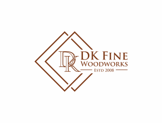 DK Fine Woodworks logo design by ayda_art