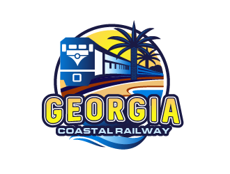 Georgia Coastal Railway logo design by SOLARFLARE