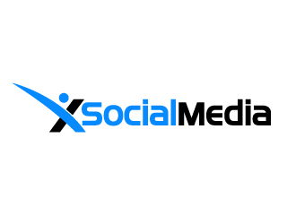 X Social Media logo design by AamirKhan