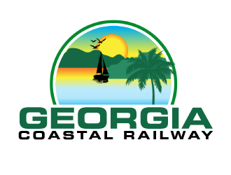 Georgia Coastal Railway logo design by AamirKhan