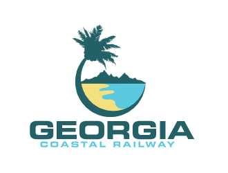 Georgia Coastal Railway logo design by AamirKhan