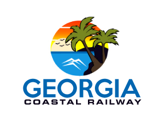 Georgia Coastal Railway logo design by AamirKhan