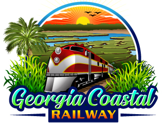 Georgia Coastal Railway logo design by Suvendu