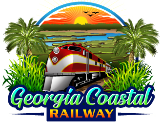 Georgia Coastal Railway logo design by Suvendu