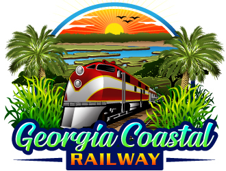 Georgia Coastal Railway logo design by Suvendu