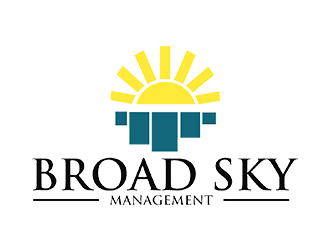 Broad Sky Management logo design by EkoBooM