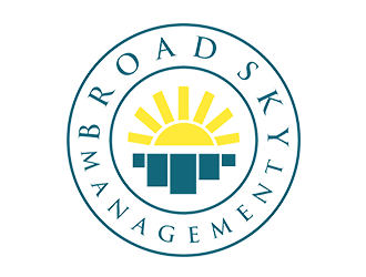 Broad Sky Management logo design by EkoBooM