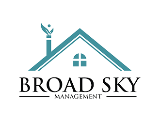 Broad Sky Management logo design by EkoBooM