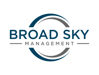 Broad Sky Management logo design by p0peye