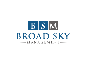 Broad Sky Management logo design by asyqh