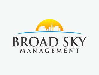 Broad Sky Management logo design by Shina