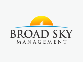 Broad Sky Management logo design by Shina