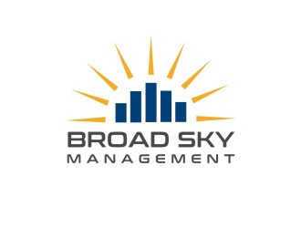 Broad Sky Management logo design by maspion