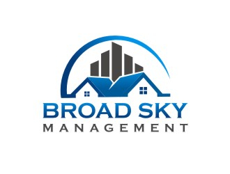 Broad Sky Management logo design by maspion