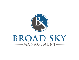 Broad Sky Management logo design by asyqh