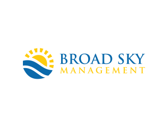 Broad Sky Management logo design by kaylee