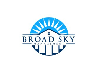 Broad Sky Management logo design by maspion