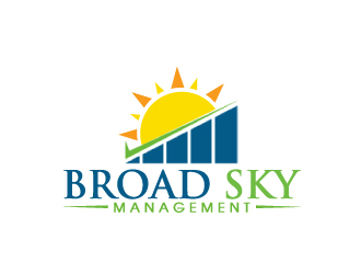 Broad Sky Management logo design by AamirKhan