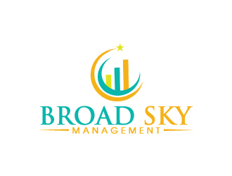 Broad Sky Management logo design by AamirKhan