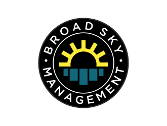 Broad Sky Management logo design by Galfine