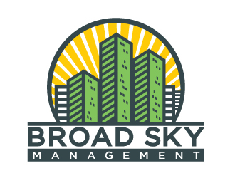 Broad Sky Management logo design by Sandip