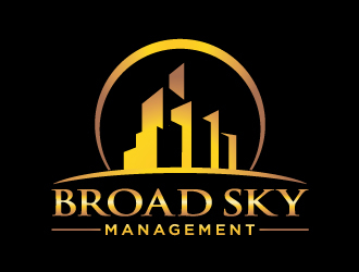 Broad Sky Management logo design by Sandip