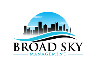 Broad Sky Management logo design by AamirKhan